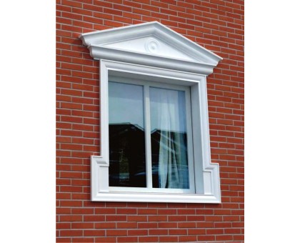 Декор для фасада из пенопласта "Окно №2" (комплект)